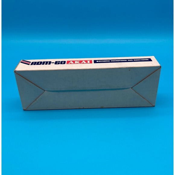 Vintage Akai ADM-60 Dynamic Microphone with Original Box & Clip - Picture 8 of 8